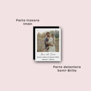 Imán personalizado Save the Date