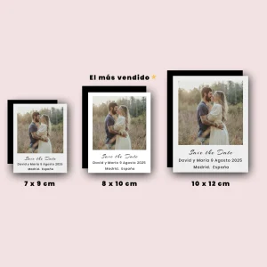 Imán personalizado Save the Date